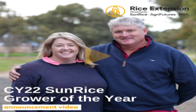 2022 SunRice Grower of the Year Winner Announcement